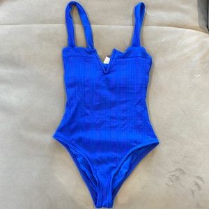 L*Space Blue One-piece Swimsuit